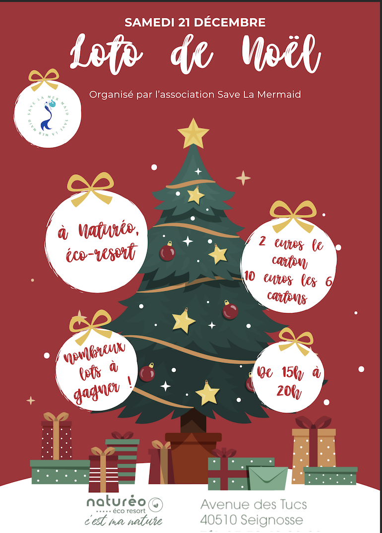 Le Loto de Noël par Save La Mermaid à Naturéo