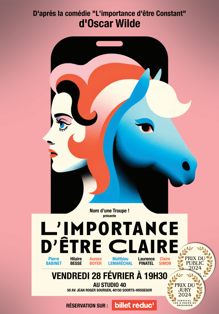 Pièce de théâtre "L'importance d'être claire"  ...