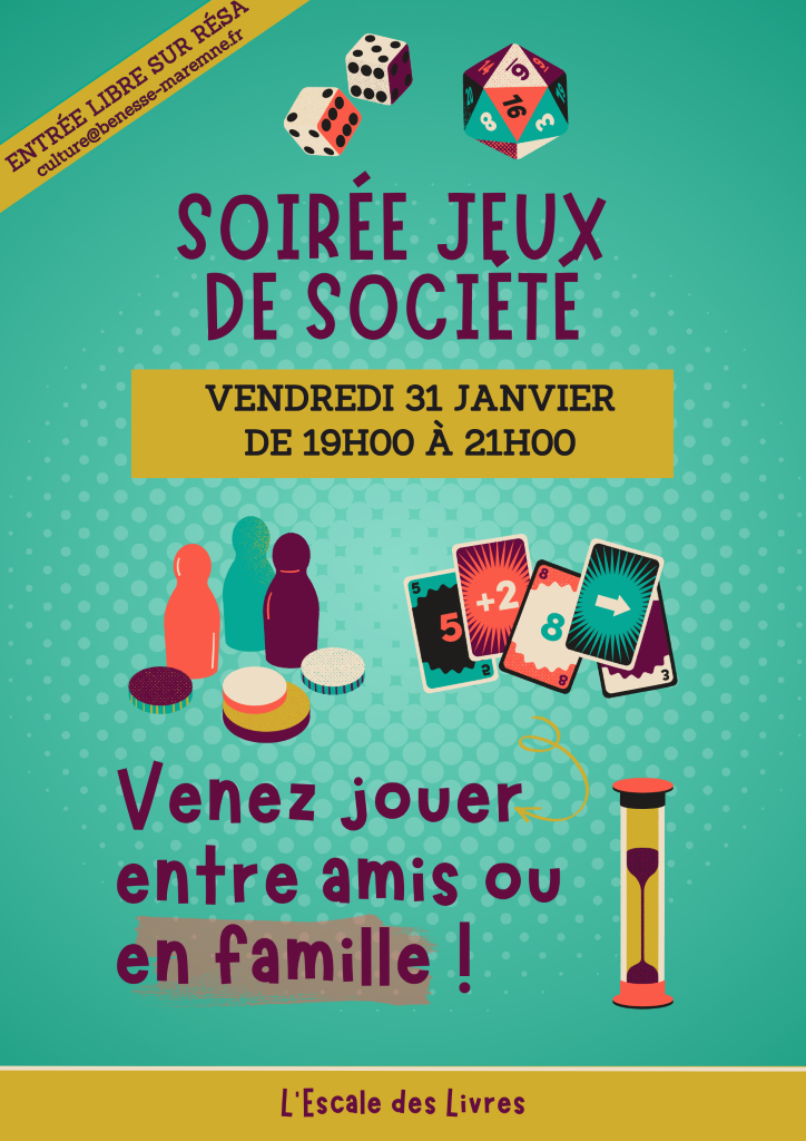 Soirée jeux de société