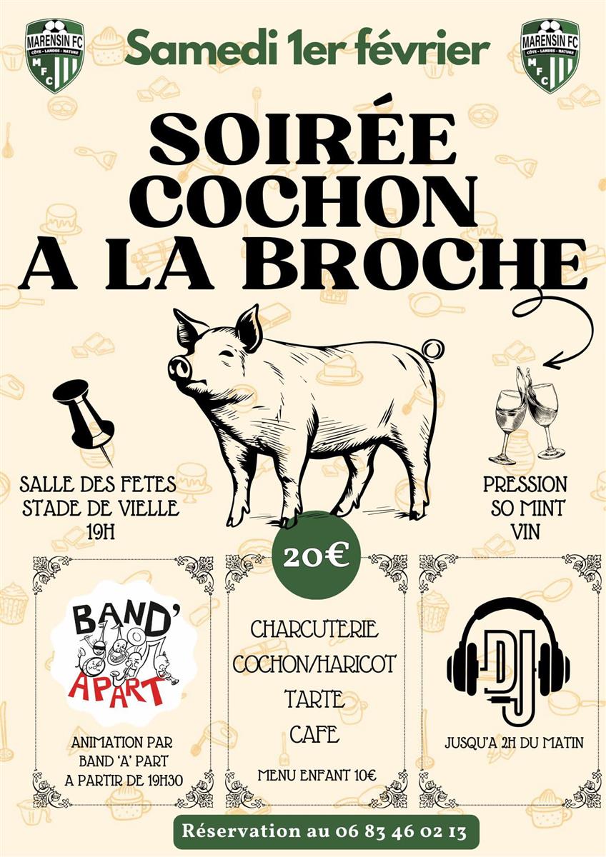 Soirée cochon à la broche