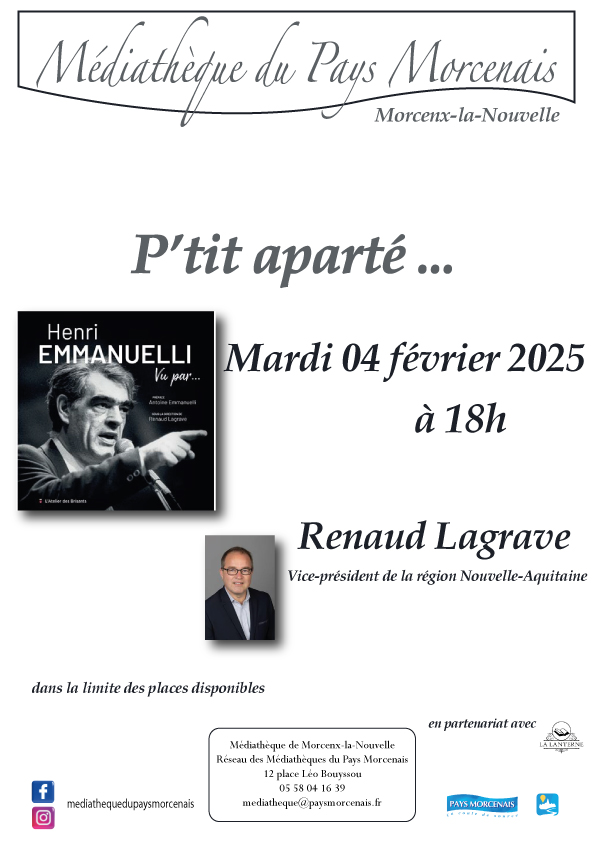 P'tit aparté Henri Emannuelli vu par Renaud La ...