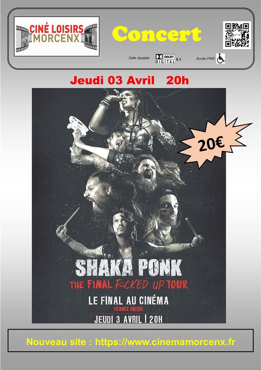 Concert Shaka Ponk " The final fucked up tour"