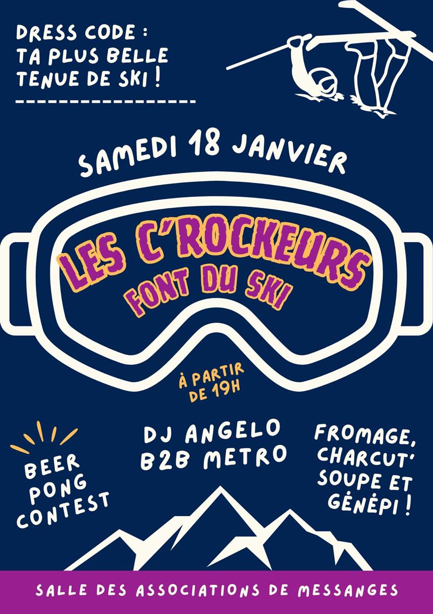 Les C'Rockeurs font du ski