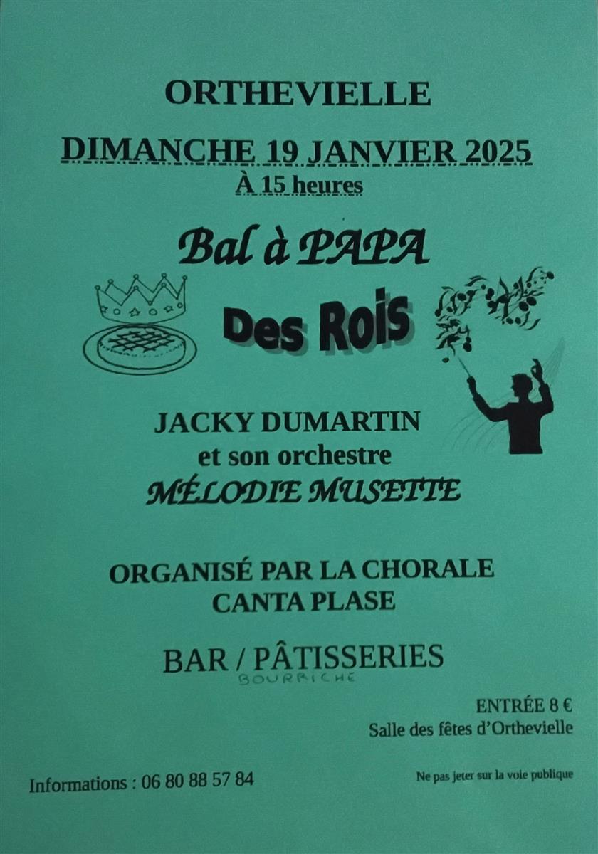 Bal à papa des rois avec Jacky Dumartin et son ...