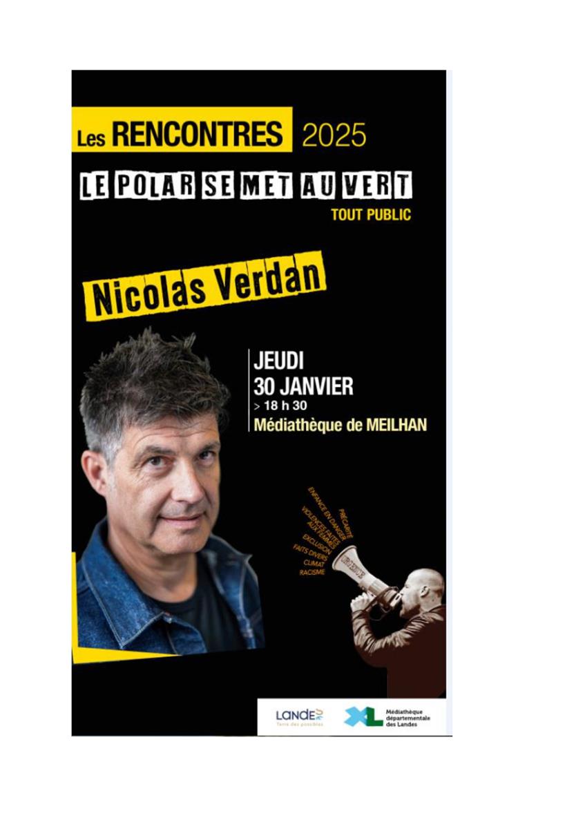 Rencontre d’auteur : Nicolas Verdan