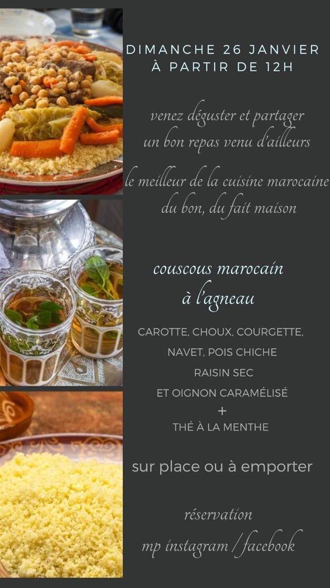 Repas marocain chez Florelle