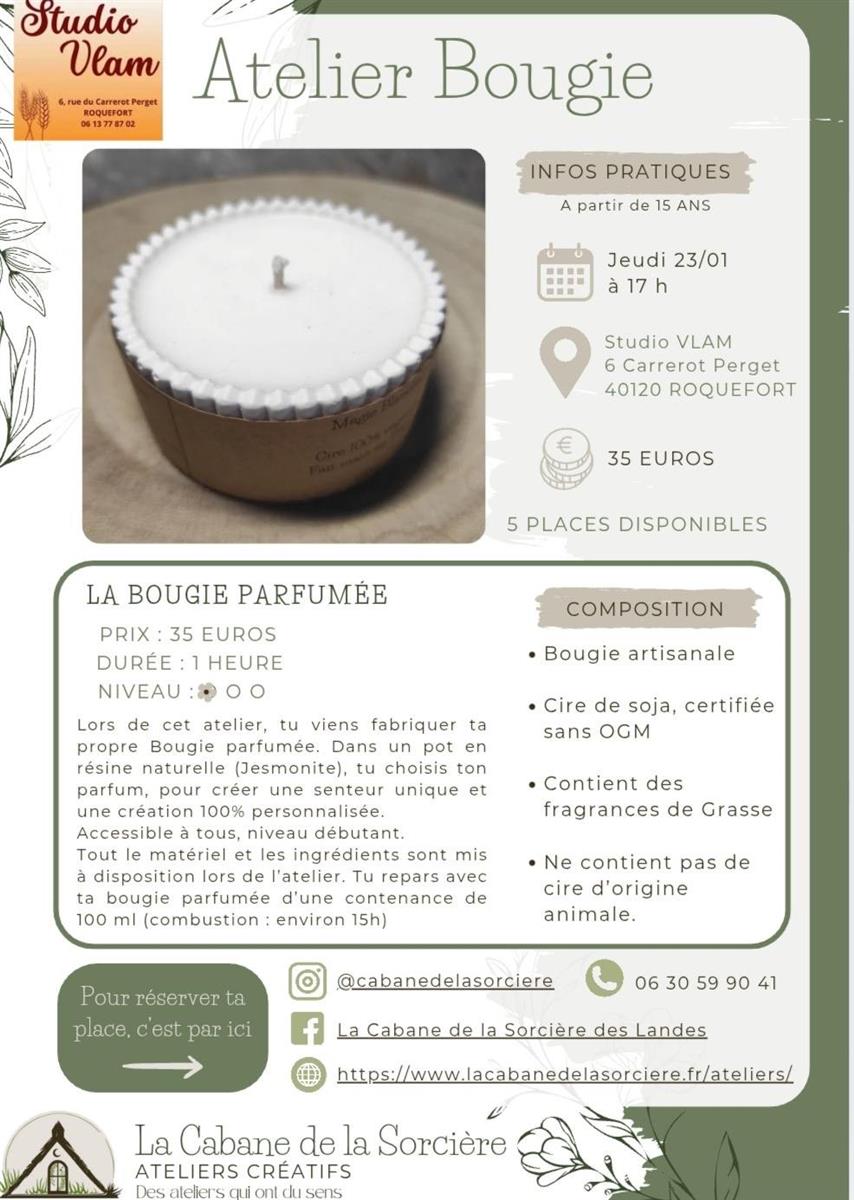 Atelier bougie : La bougie parfumée