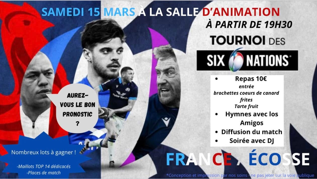 Tournoi des 6 Nations 2025 : France - Écosse