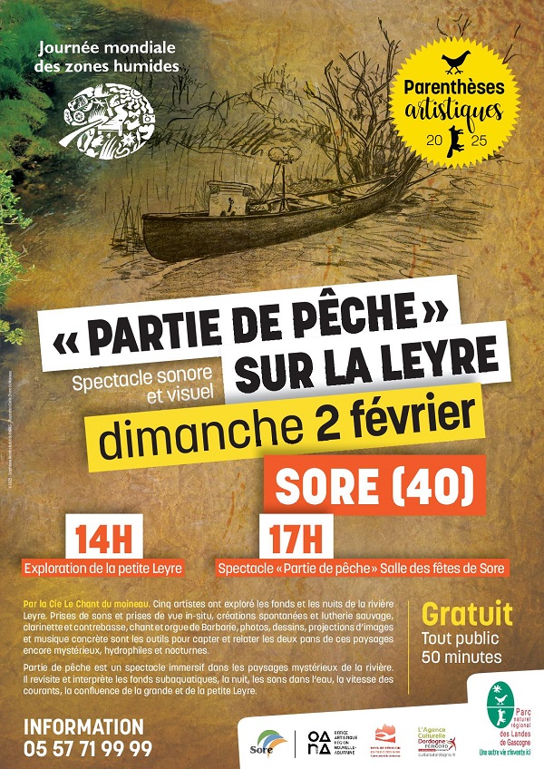 "Partie de pêche" sur la Leyre