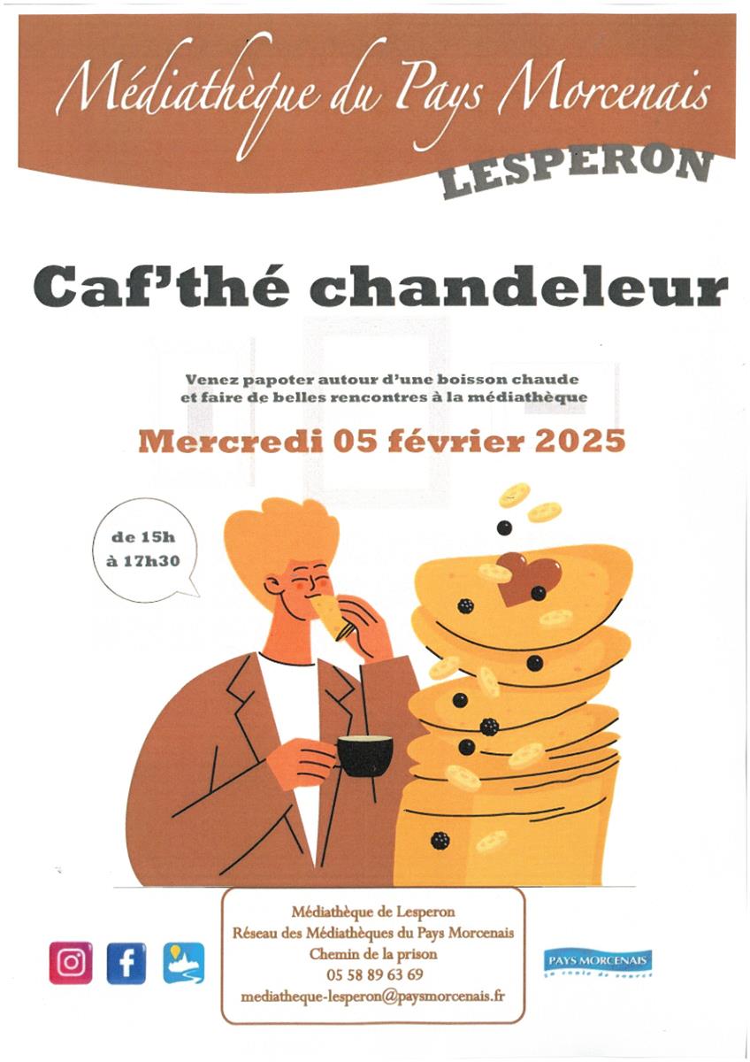 Caf'thé chandeleur - Lesperon