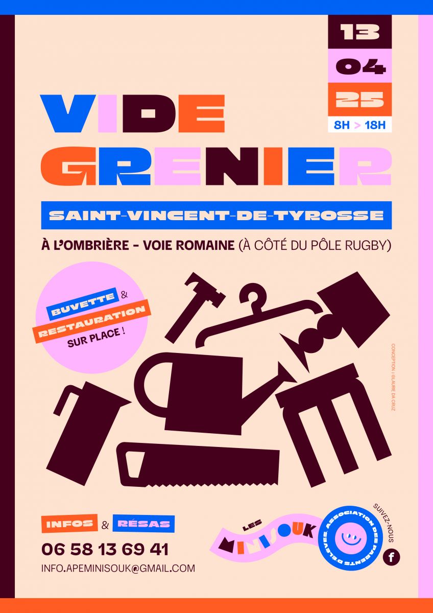 VIDE-GRENIER - 13 AVRIL - Ombrière de Burry -  ...