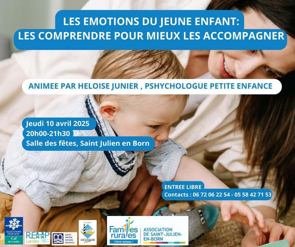 Conférence "Les émotions du jeune enfant : les ...