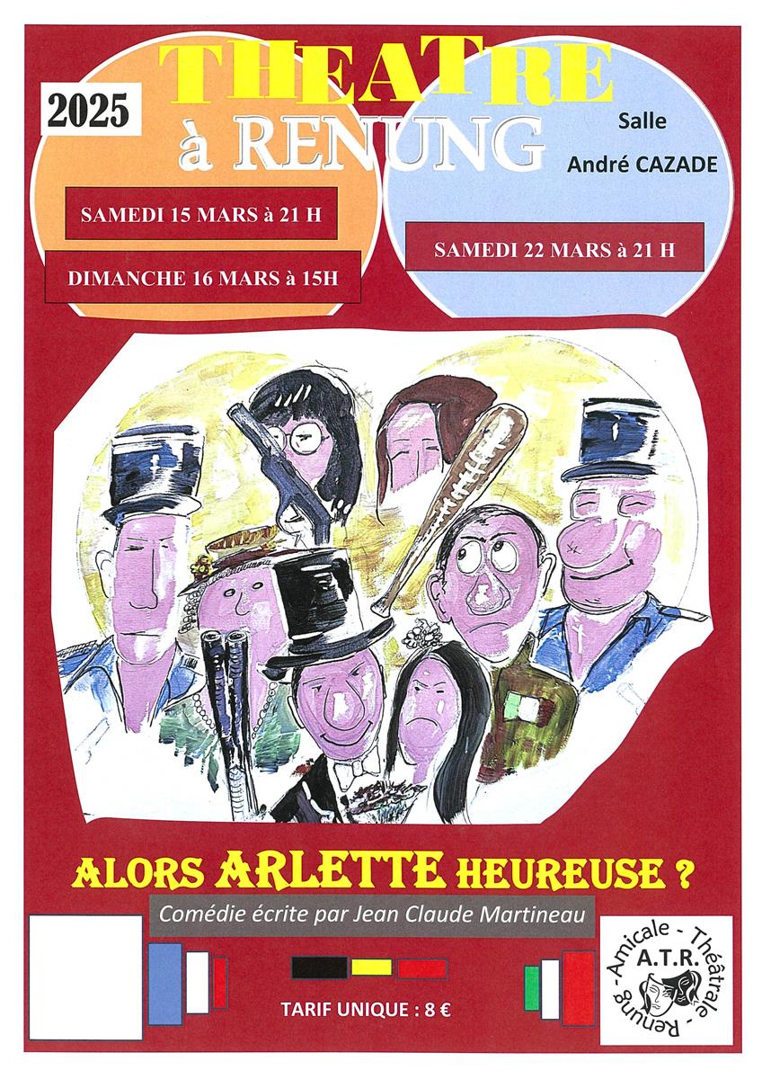 Théâtre "Alors Arlette, heureuse ?"