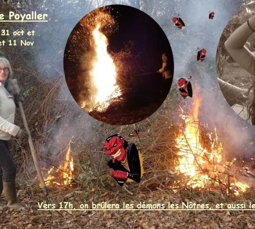 BRÛLONS tous nos DÉMONS et FÊTONS HALLOWEEN au Moulin de Poyaller…
