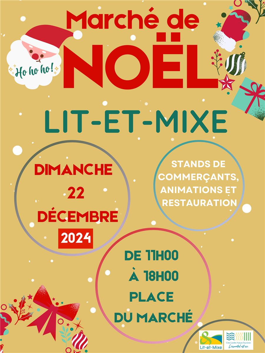 Marché de Noël - Crédit: MairieLit | CC BY-NC-ND 4.0